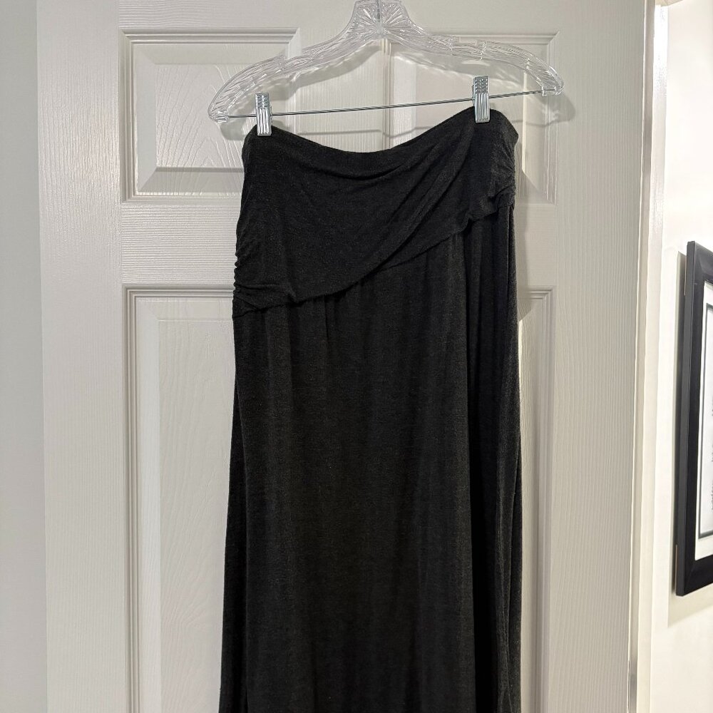 Dark Gray Knit Skirt Bobeau Size MP